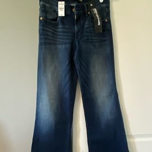 Express brand wide leg flare jeans